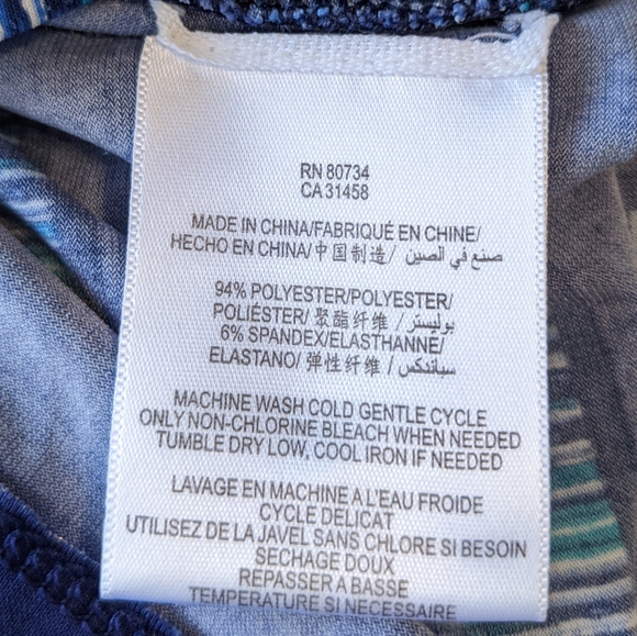 BCBGMaxAzria Blue Long Sleeve Dress - Picture 6 of 8